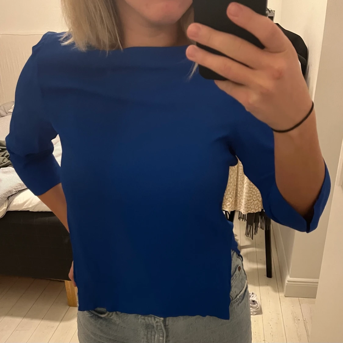 Tröja zara kornblå S - 91