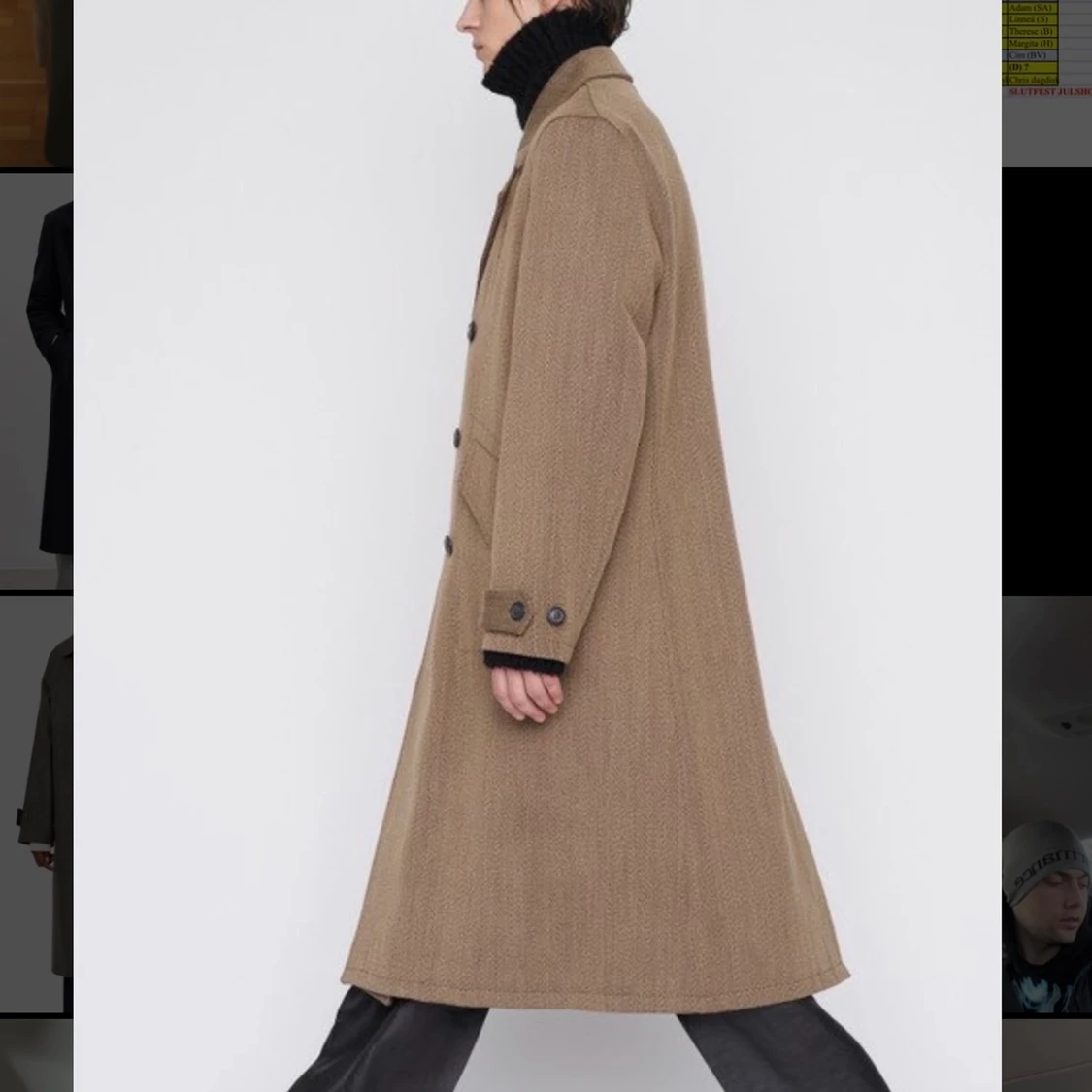 Our legacy double breasted coat 