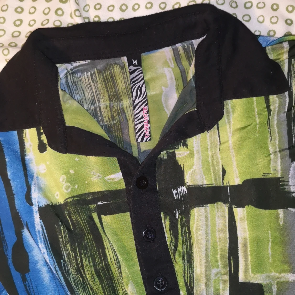 Mönstrad löst linne - 90