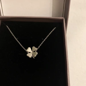 Edblad Armband - Ett super fint oanvänt armband från Edblad. En klöver berlock med en tunn kedja, har inte använts då jag inte bär silver smycken. Smyckesask medföljer💕💕