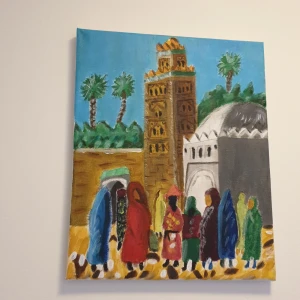 Marockansk tavla  - Jag vill sälja denna tavla gjord i marocko. 