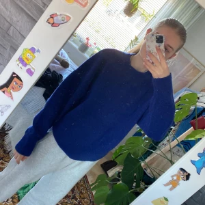 Blå stickad tröja  - Varm o go ifrån zara! Knappt använd 