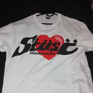 Stüssy catctüs T-shirt - Stüssy cactüs T-shirt  (storlek S) passar också M. har haft i runt 1 väcka.   Köpare står för frakt Pm vid köp klicka inte köp nu 