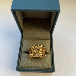 Edblad ring  - Supersnygg guld ring med nitar från Edblad! 