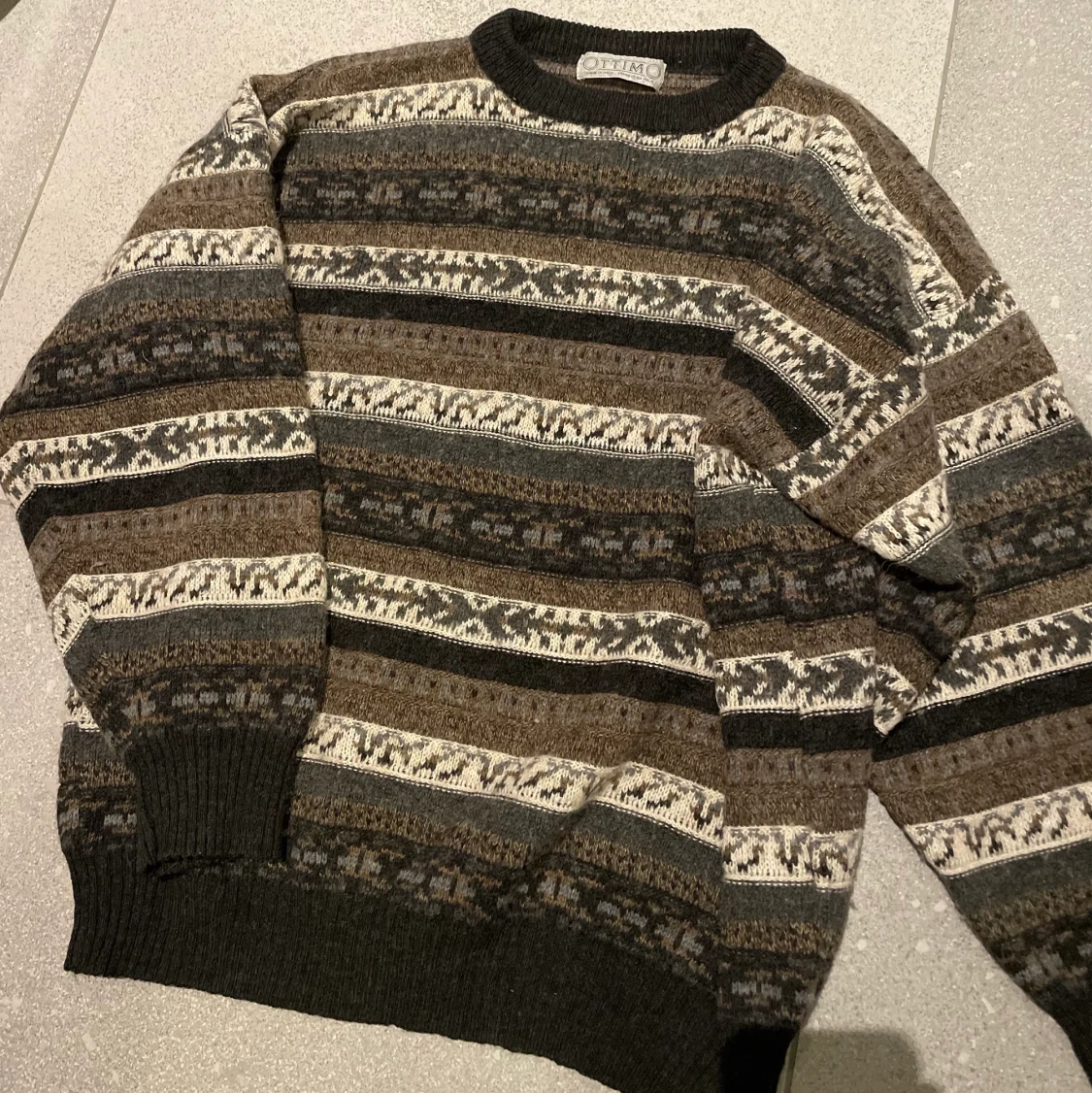 vintage stickad tröja - 90