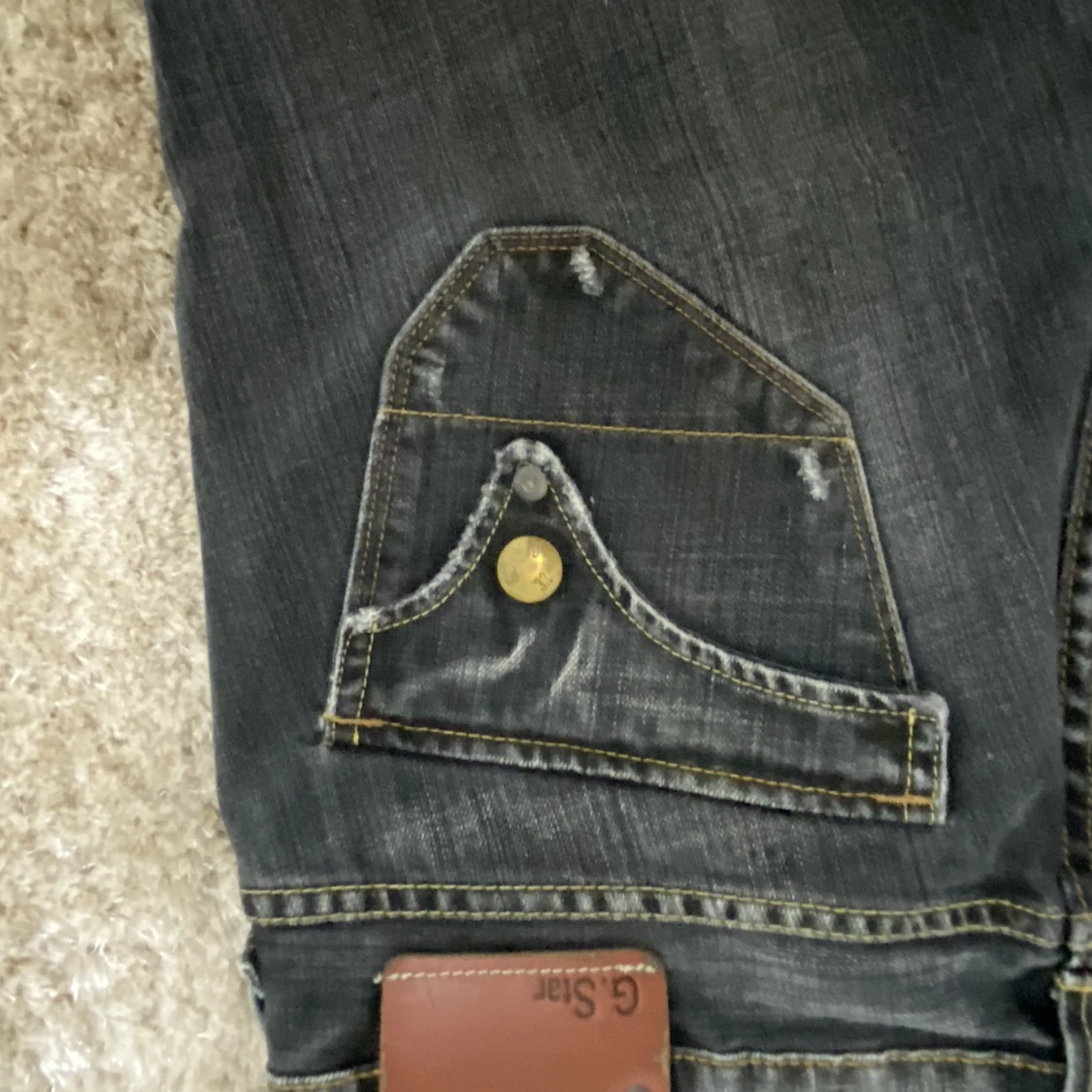 Lågmidjade jeans - 90