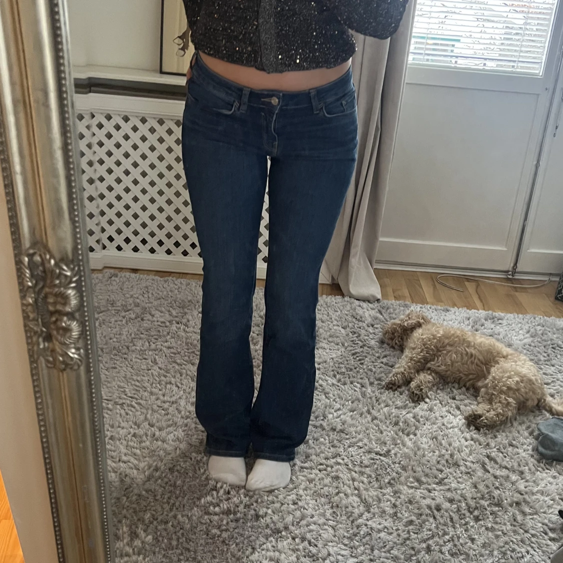 Lågmidjade jeans - 90