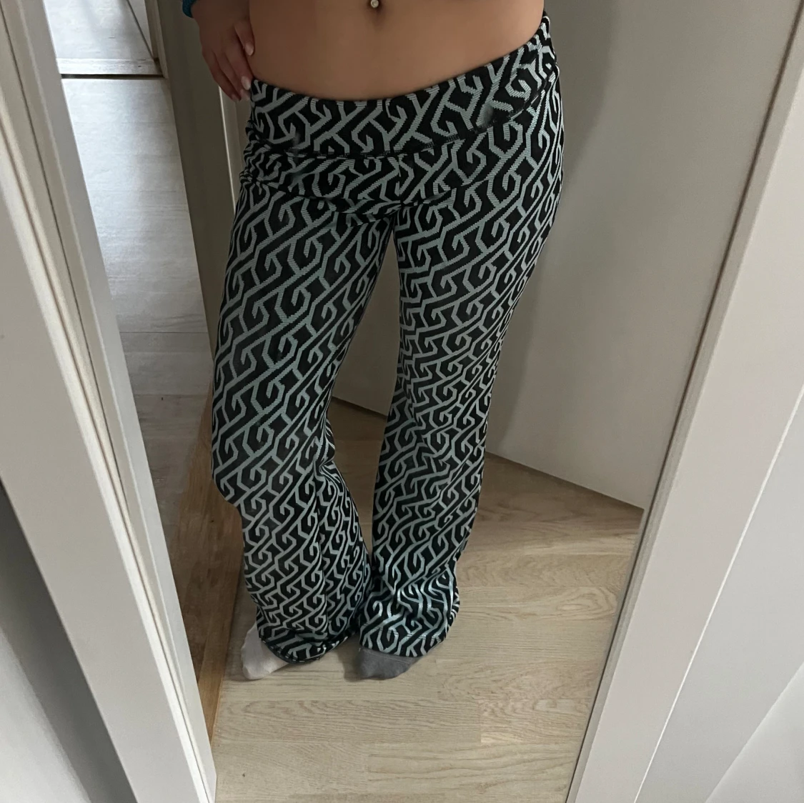 Mönstrade byxor - 90