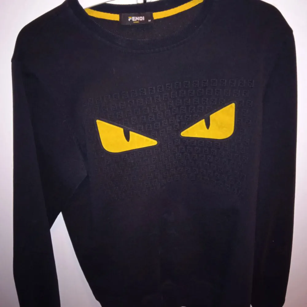 Söker denna Fendi sweater i färgen svart/väldigt mörk blå i storleken XS för 500kr MAX. Hoodies.