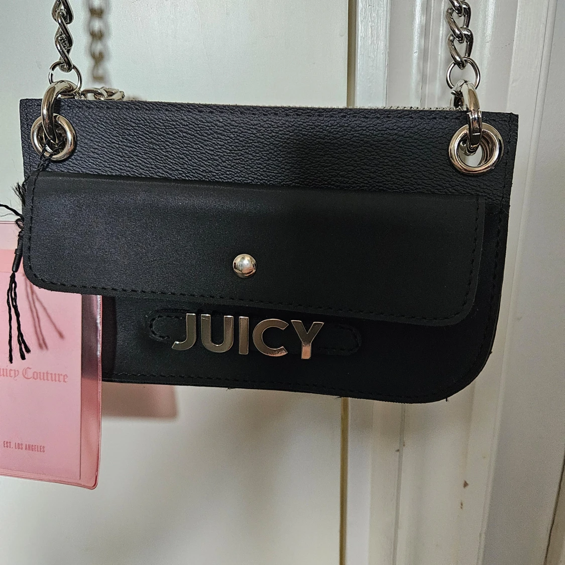Liten juicy couture väska bokstäverna är i silver NYTT  - 90