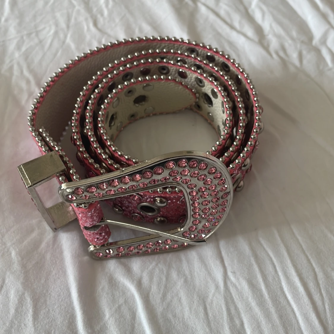 Rosa Rhinestone Bälte