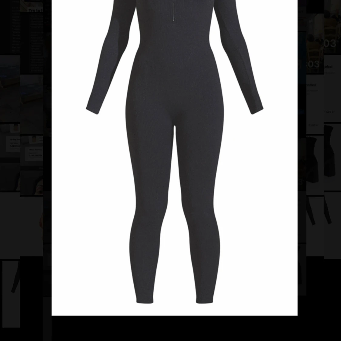 Kroppsstrumpa PrettyLittleThing Svart - 90