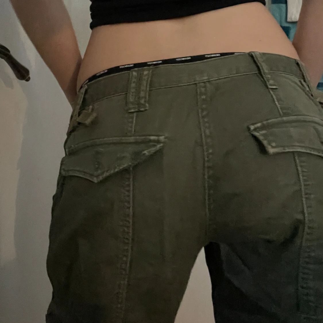 Lågmidjade Cargobyxor  - 90