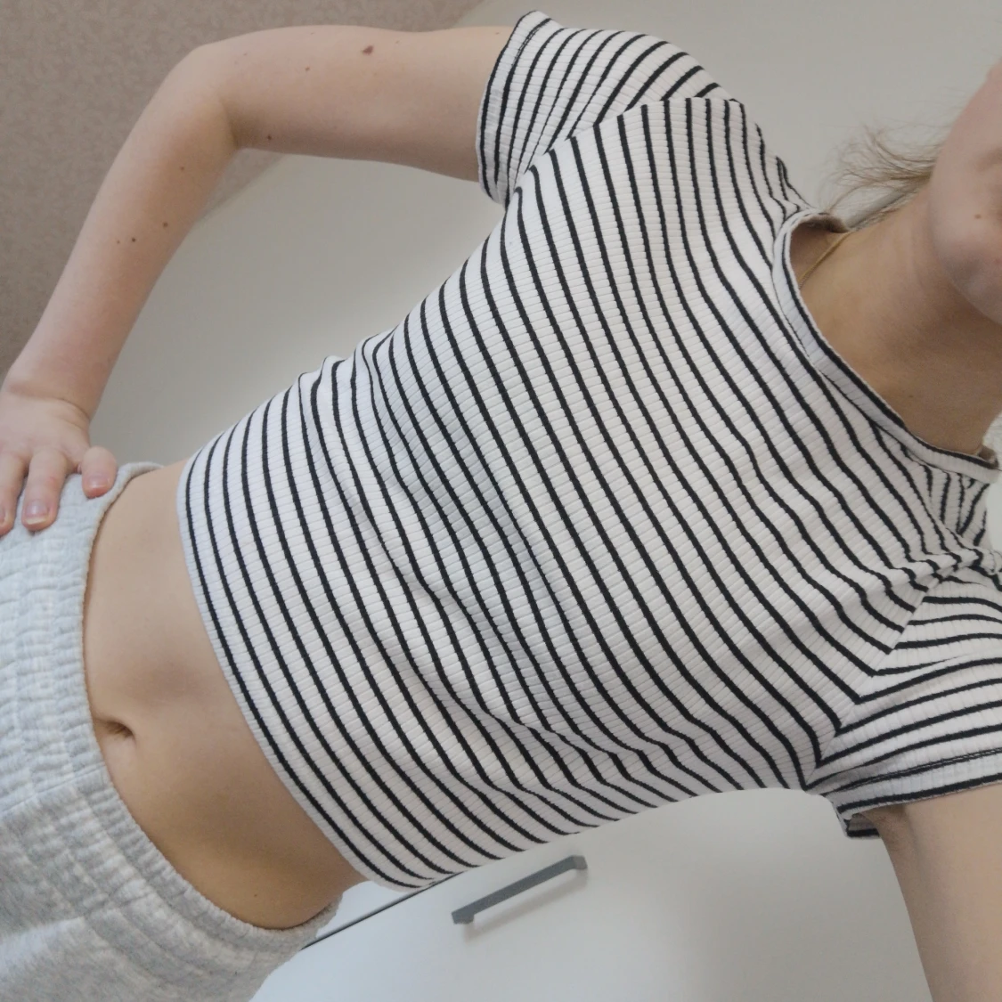 2-pack croppade toppar - 90