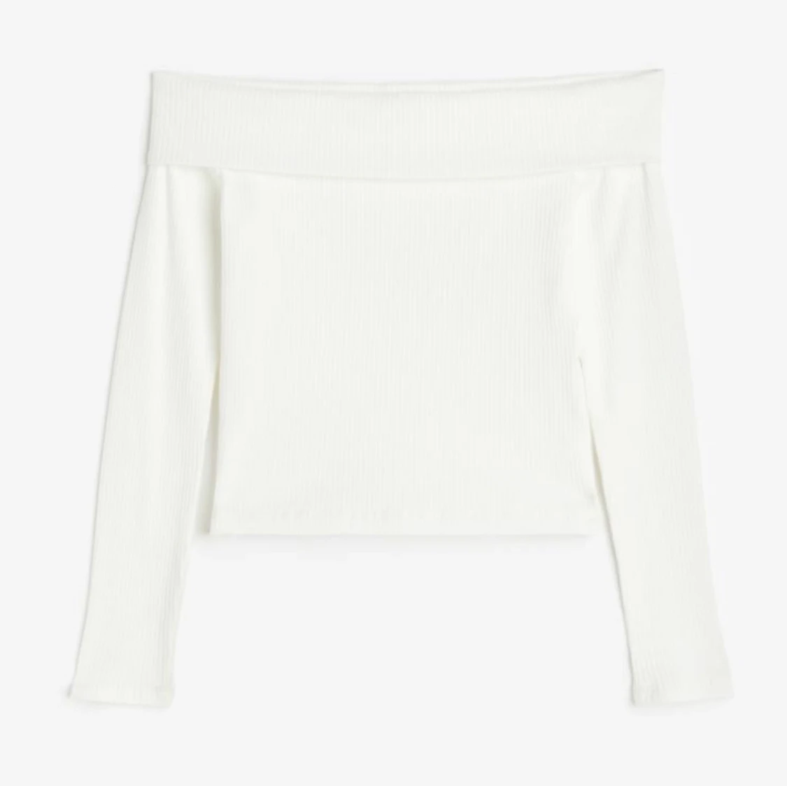 Ribbad off shoulder topp 