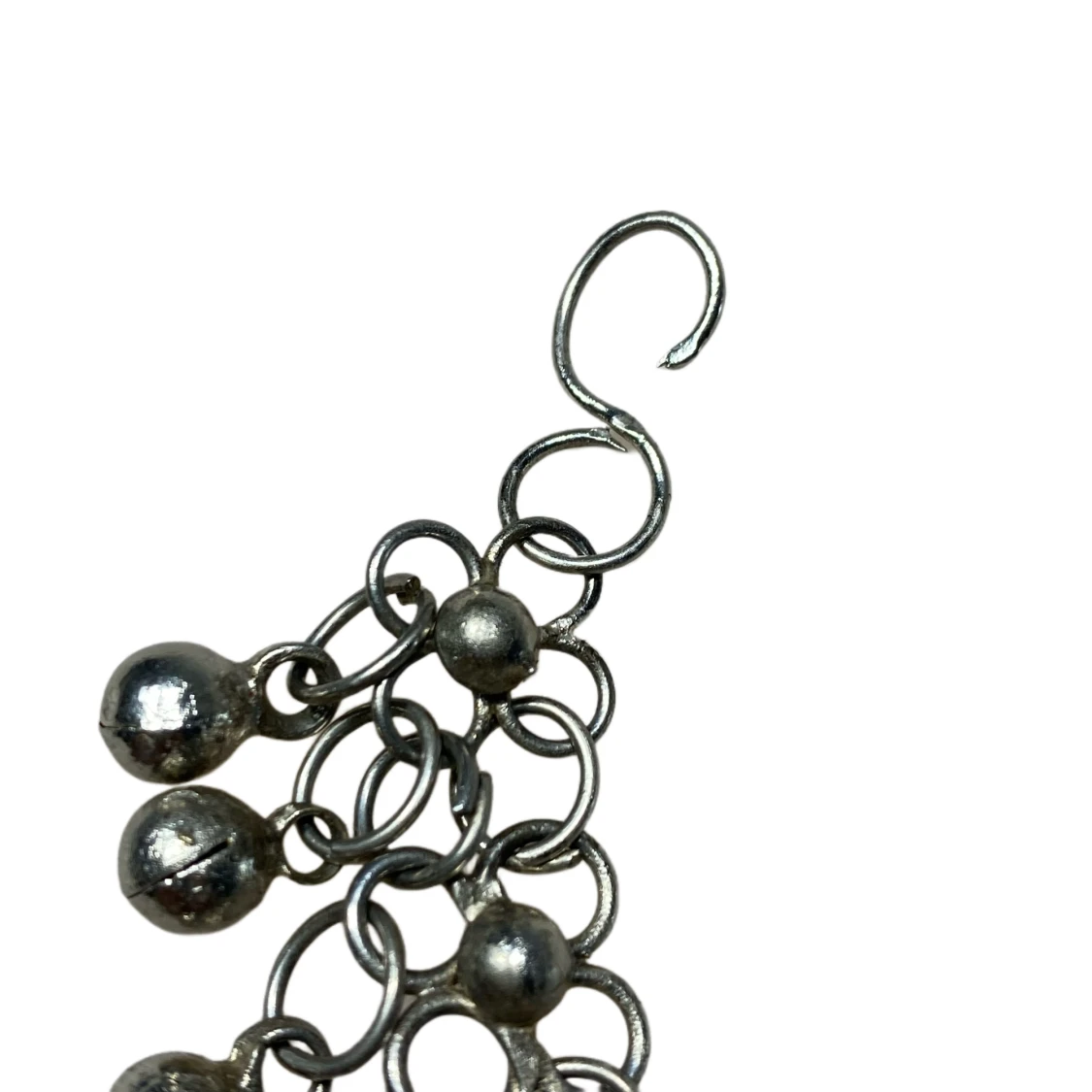 Vintage silvrig anklet - 91