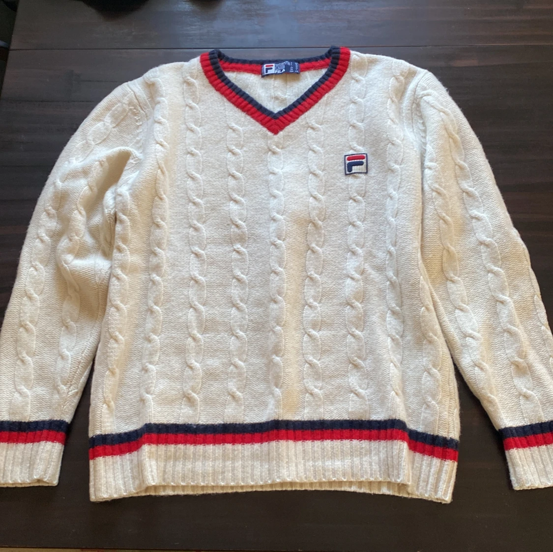FILA stickad tröja ull - 91
