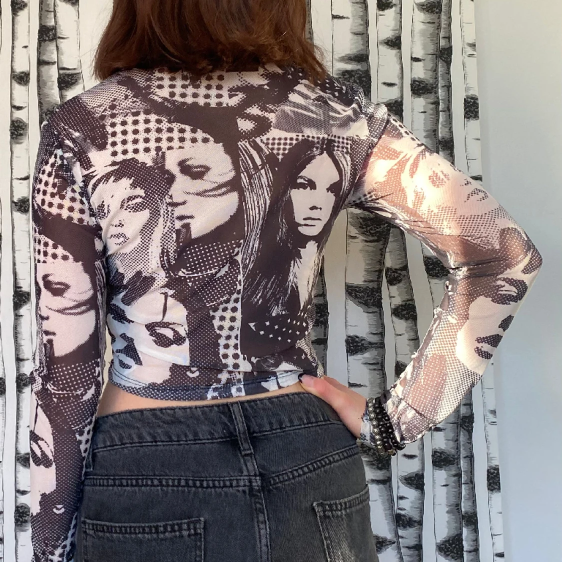 Mönstrad tröja  - 90