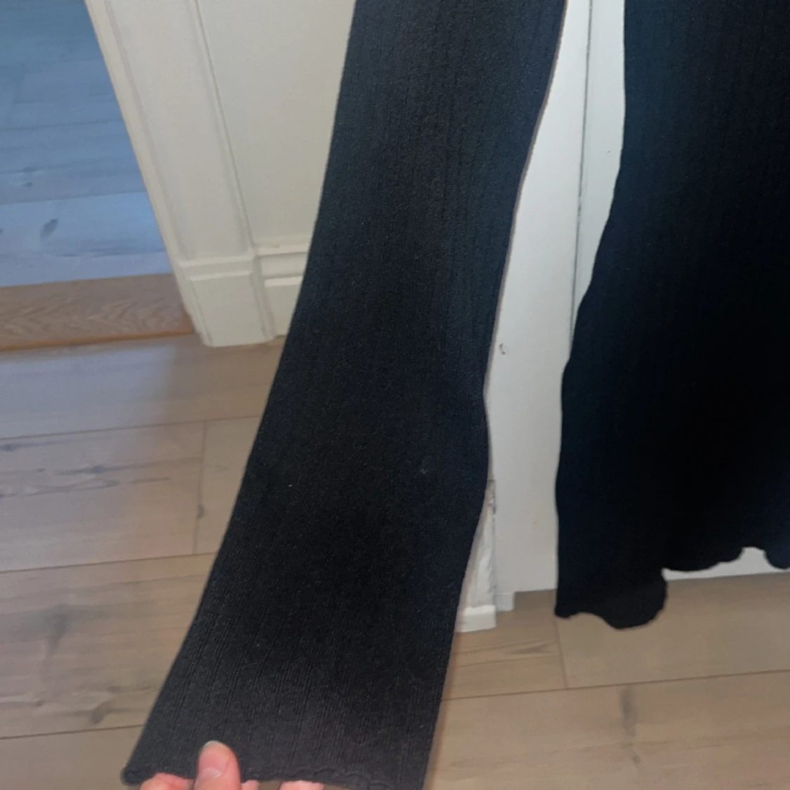 Svart ”stickad” tröja🖤 - 91