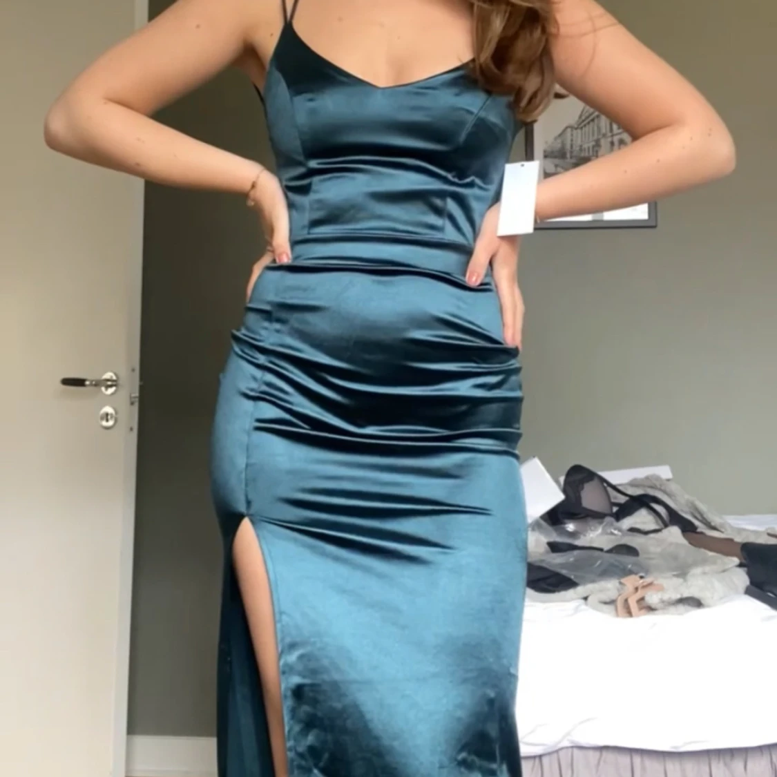 Grön balklänning 💚 - 90