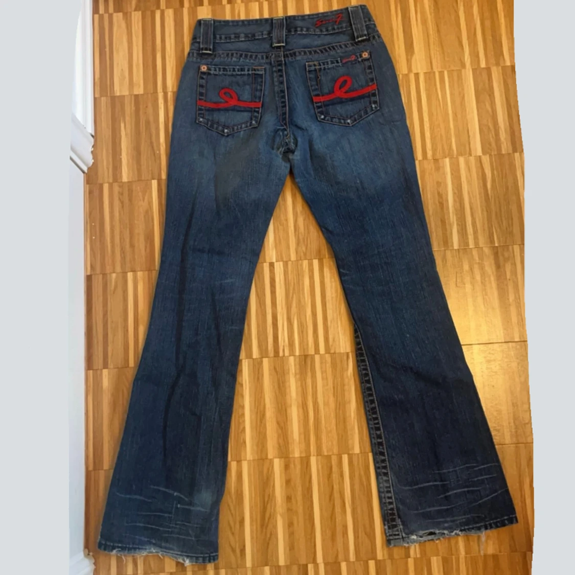 Lågmidjade bootcut jeans  - 91