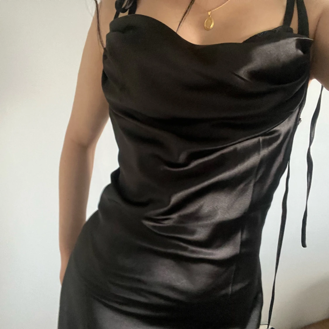 Silk klänning  - 91