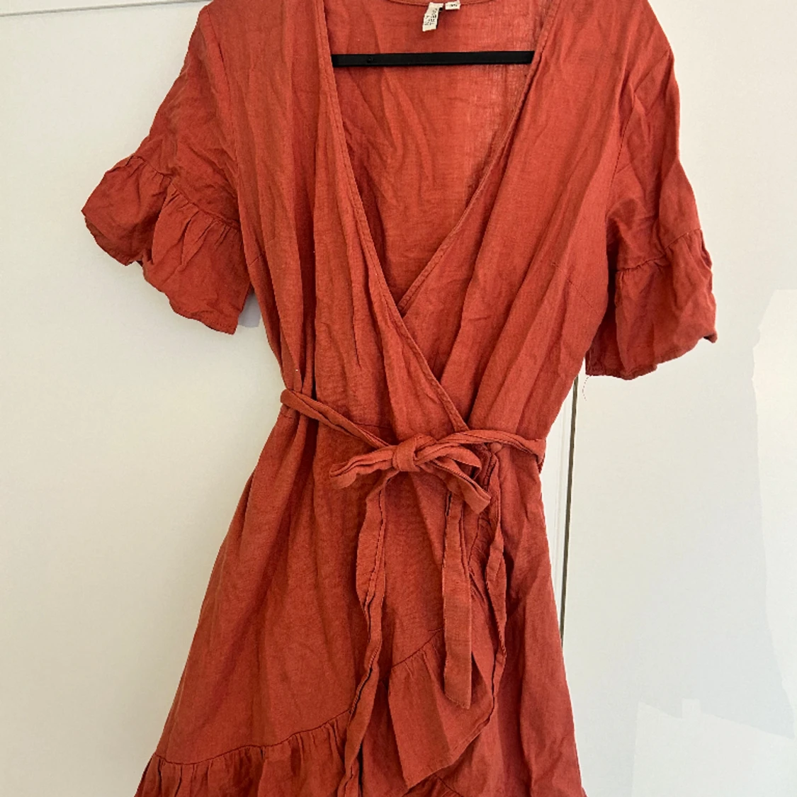 Roströd klänning strl 36