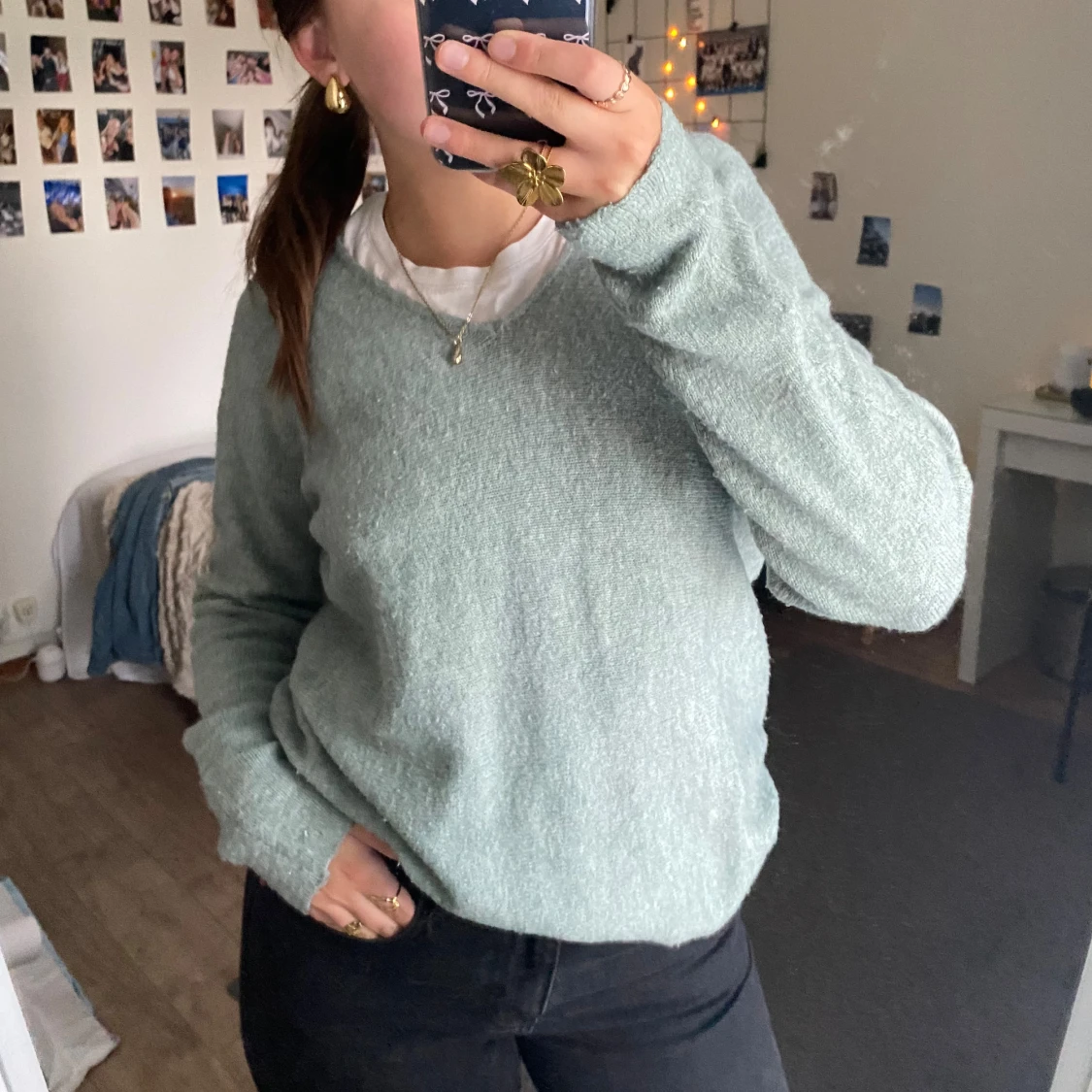 Stickad tröja  - 90