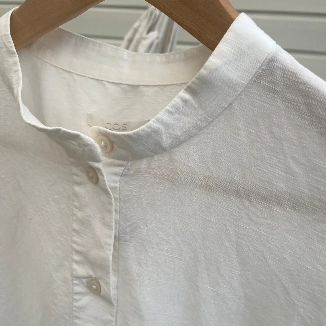 COS linneblus linneskjorta Storlek M inne lin bomull - 90