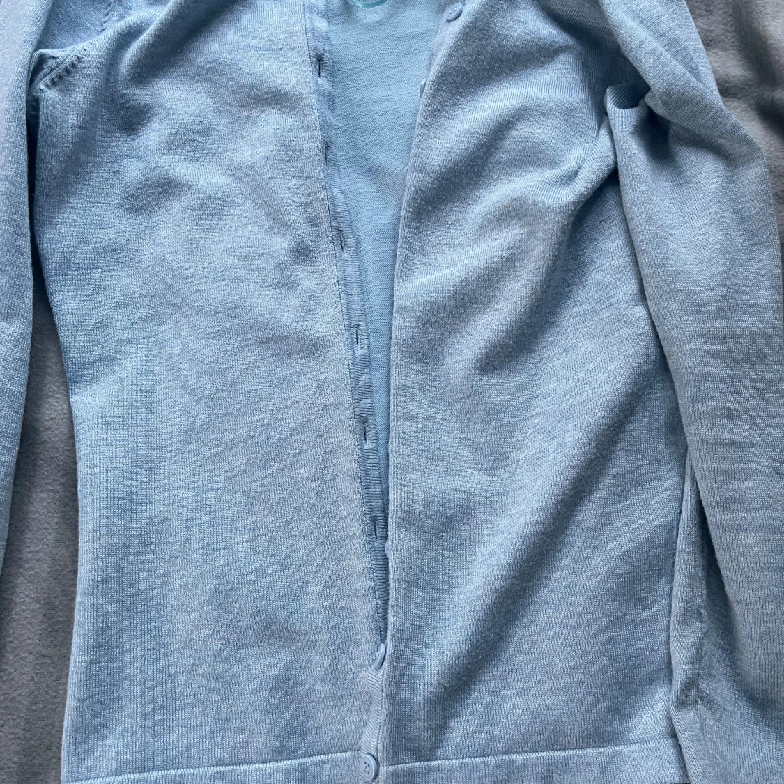 Ljusblå kofta - 92