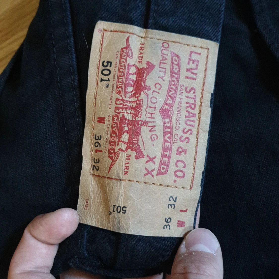 Svarta Levi's 501 jeans - 92