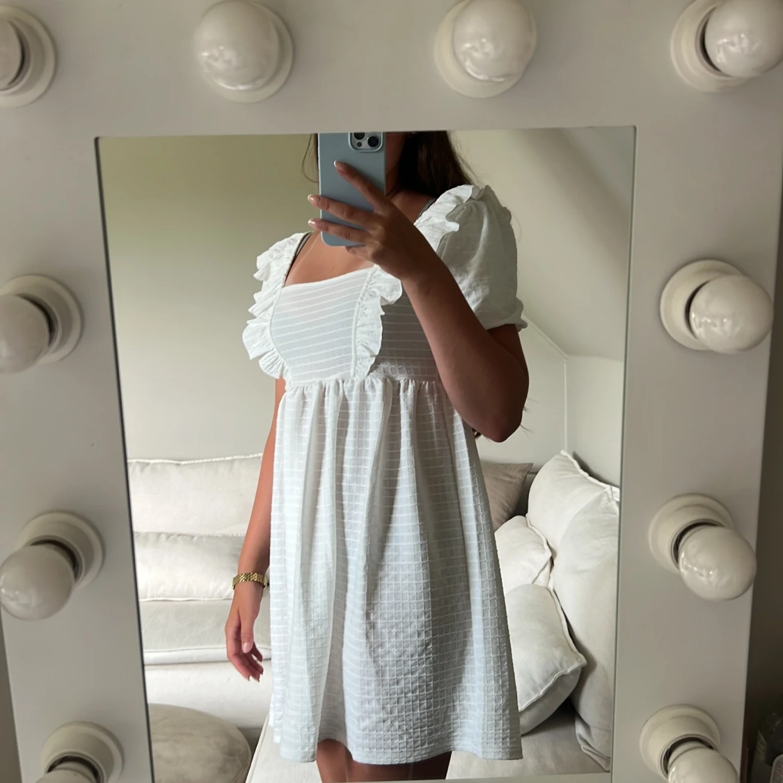 Vit klänning  - 90