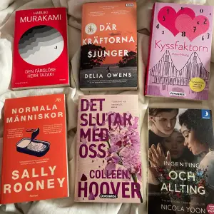Säljer lite olika böcker på svenska. Alla är i bra skick men skriv privat vid frågor eller mer bilder💕 Säljer för 30kr/styck men pris kan diskuteras vid köp av flera!