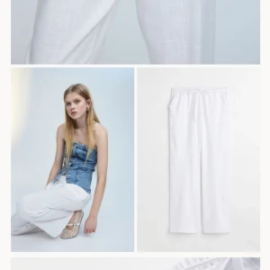 Linnebyxor HM - Säljer dessa slutsålda linnebyxorna från hm pga fel storlek. Prislapp kvar! Har både S & M