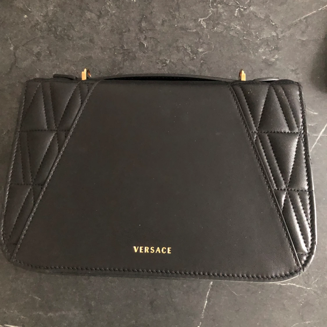 Versace virtus sholuder Bag Quilted leather  - 90