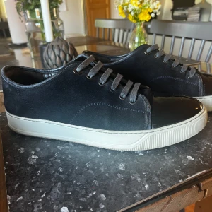 Lanvin - Säljer mina lanvin i storlek 41-42.  Skick 7/10 Dom är lite gula och är lite sönder där bak syns på sista bilden.  Box och påse följs med!