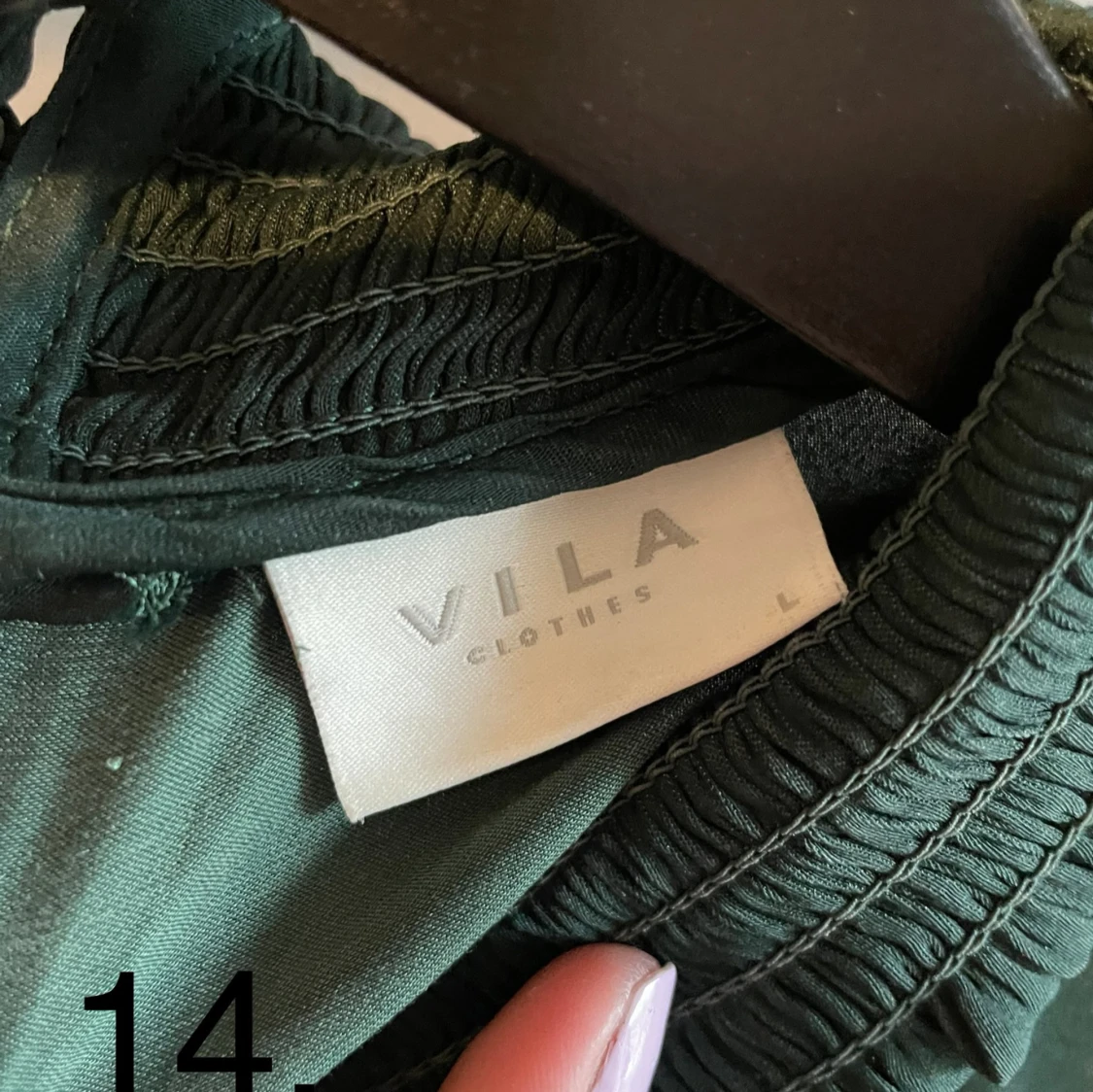 Mörkgrön blus - 91