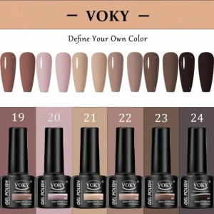 Gel nagellack UV - 6 st färger- UV Gel nagellack. Oanvända