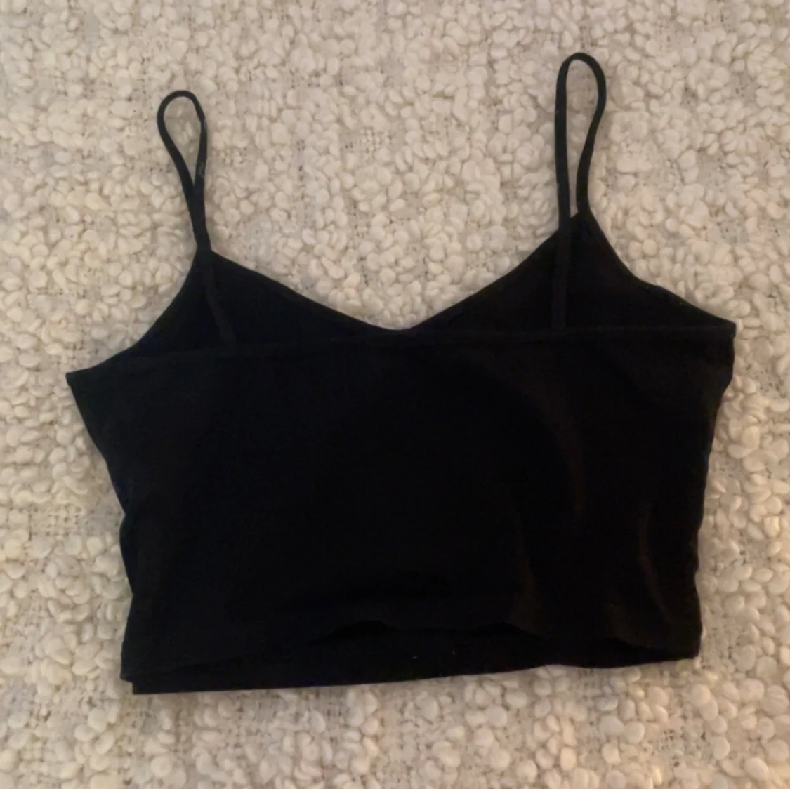 Svart crop top  - 90