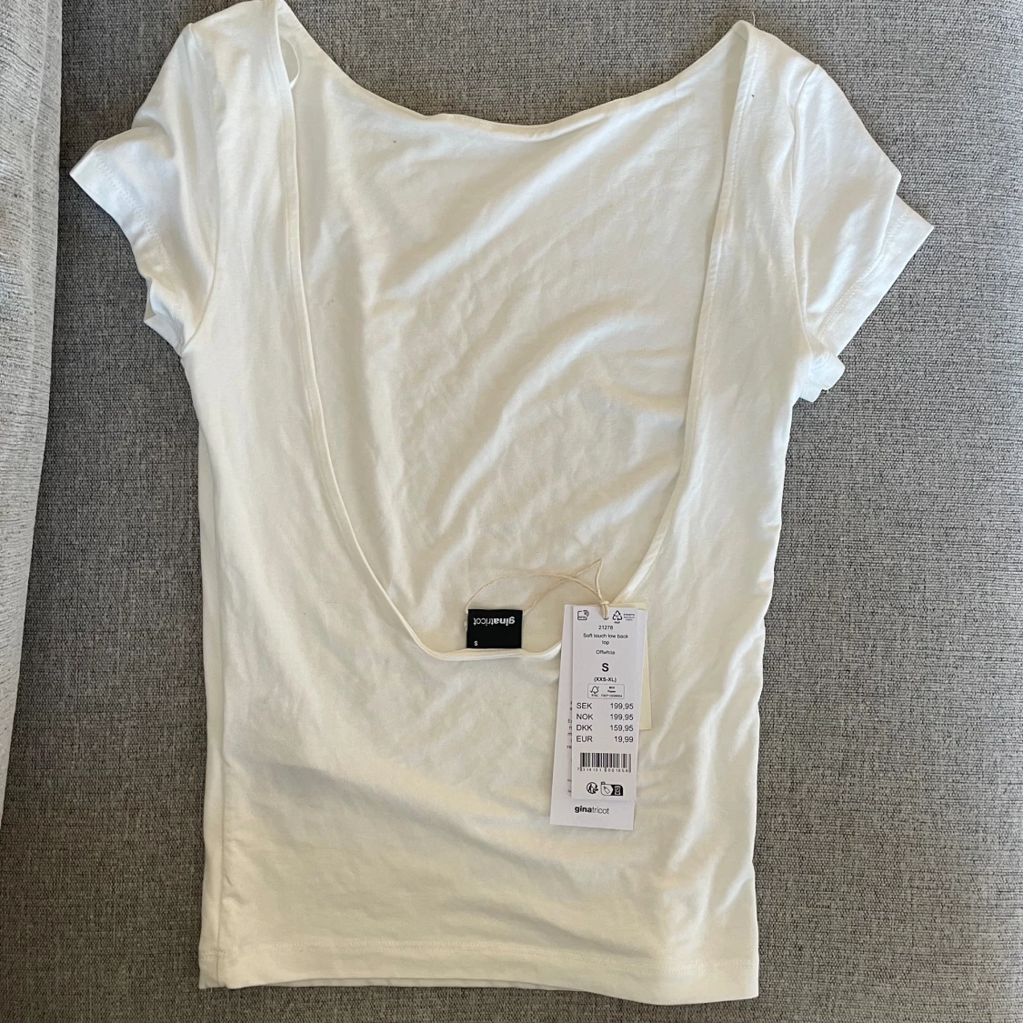 Topp med öppen rygg - 90