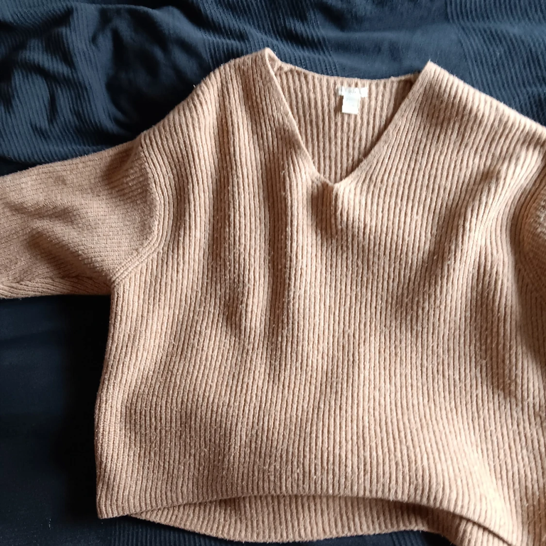 Beige knitted top - 90