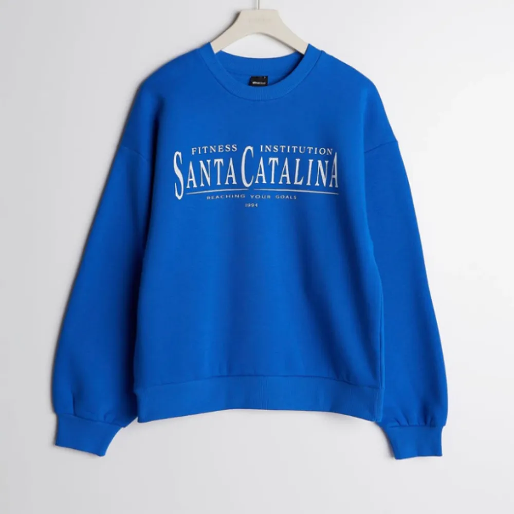 Säljer den här sweatshirten från Gina tricot. Använd 3-4 ggr. Jättebra skick❤️. Tröjor & Koftor.
