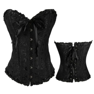 svart korsett - Aldrig använd endast testad, säljer pga att den inte kommit till användning! Köpt på Shein för 150kr😋