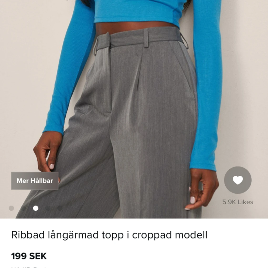 Croppad topp  - 90