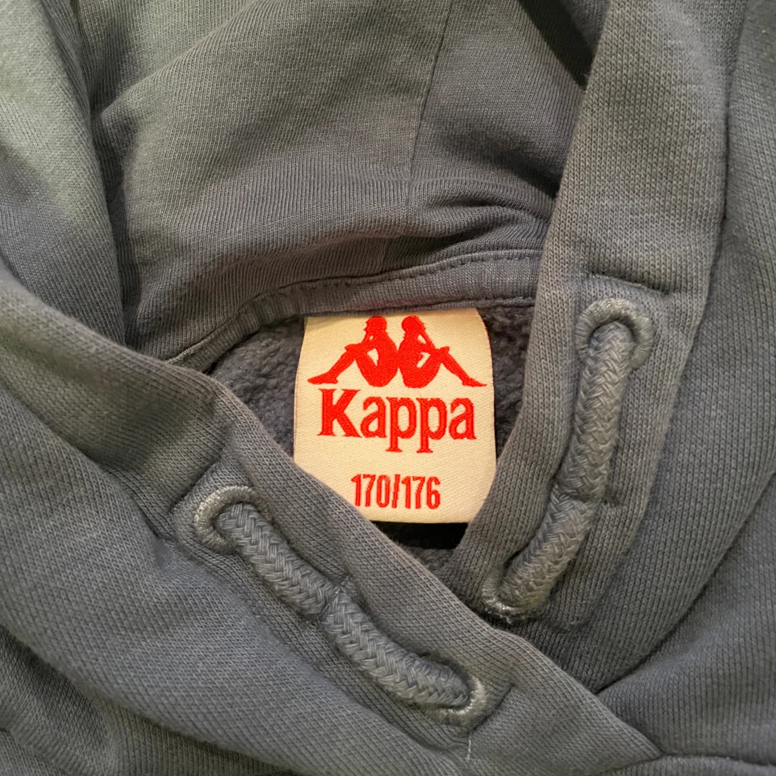 Blå/grå Kappa-hoddie - 91