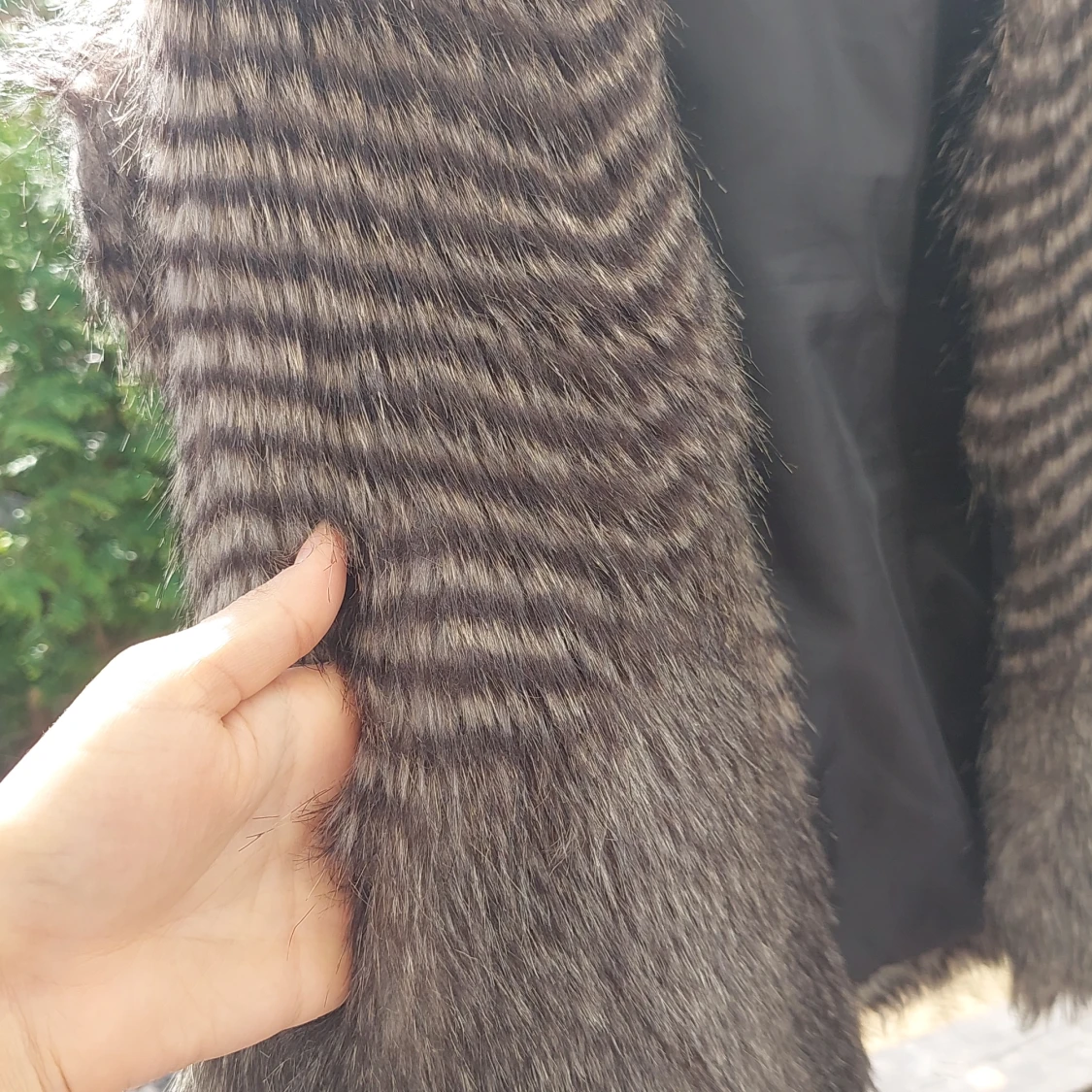 Vintage fauxfur väst - 90