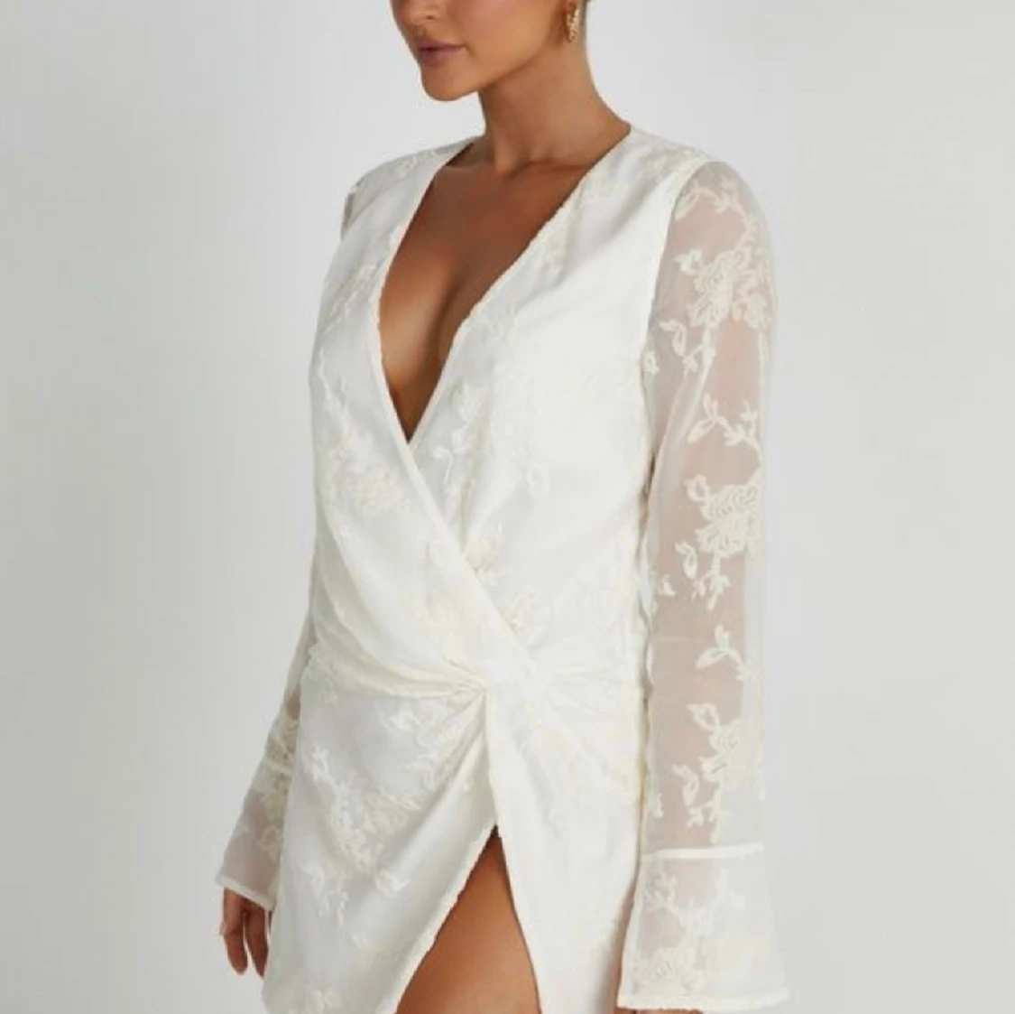 Vit miniklänning - 90