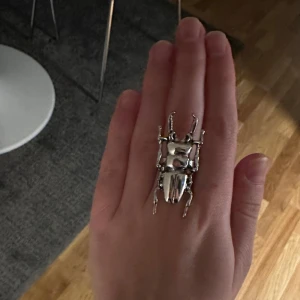 Insekt ring silver - Trendig ring i silver. Justerbar!