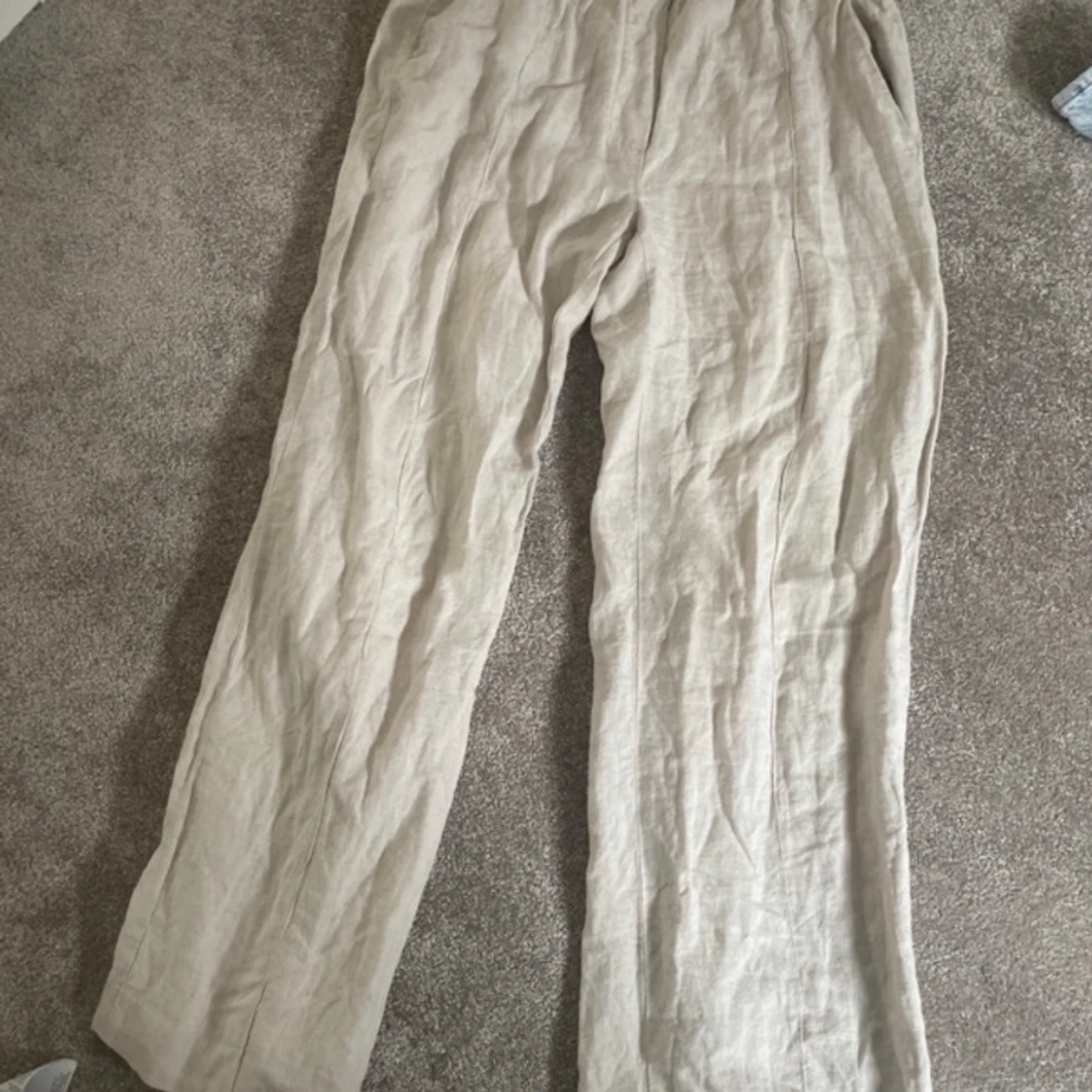 Zara linnebyxor lågmidjade  - 91