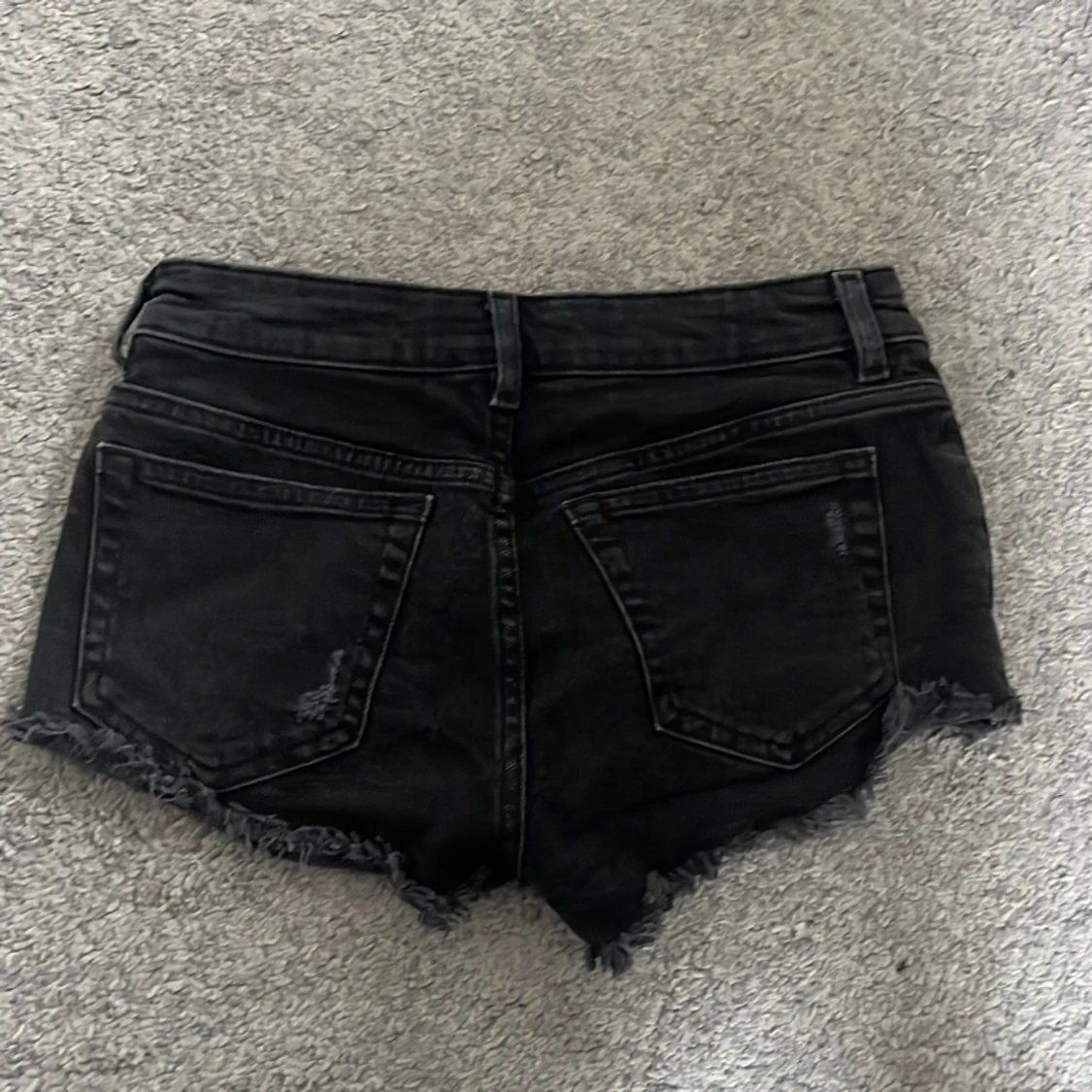 Svart jeansshorts Xs - 90